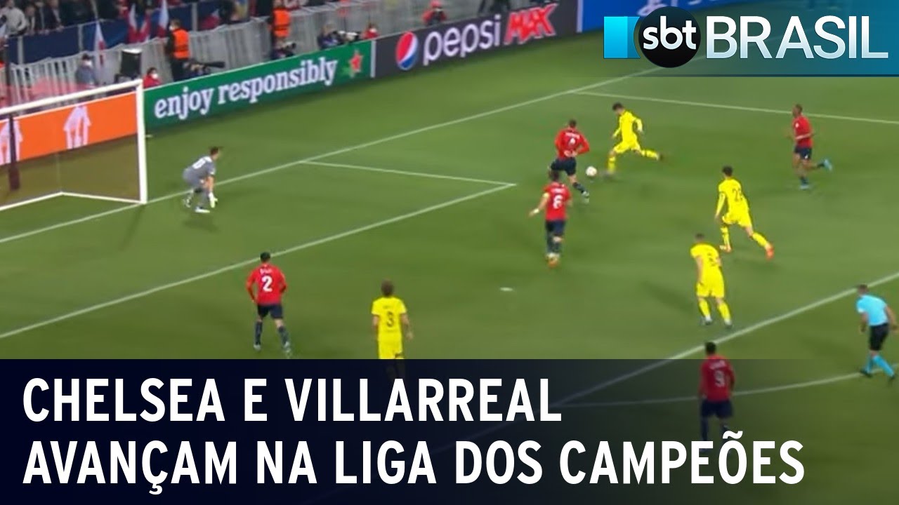 Villarreal e Chelsea se classificam na Liga dos Campeões | SBT Brasil (16/03/22)