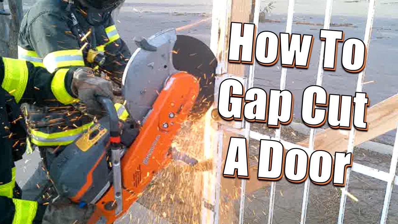 How To Gap Cut An Outward Swinging Door Independent Fire Training