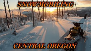 Snowmobiling Ray Benson Sno-Park to Potato Hill / Exploring Central Oregon