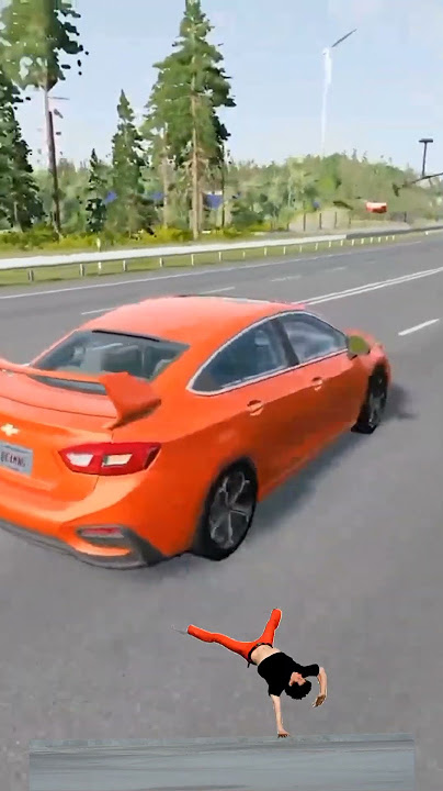 Mobil vs Giant potholes_5 #dj #djremix #djviral #automobile #beamngdrive #simulator