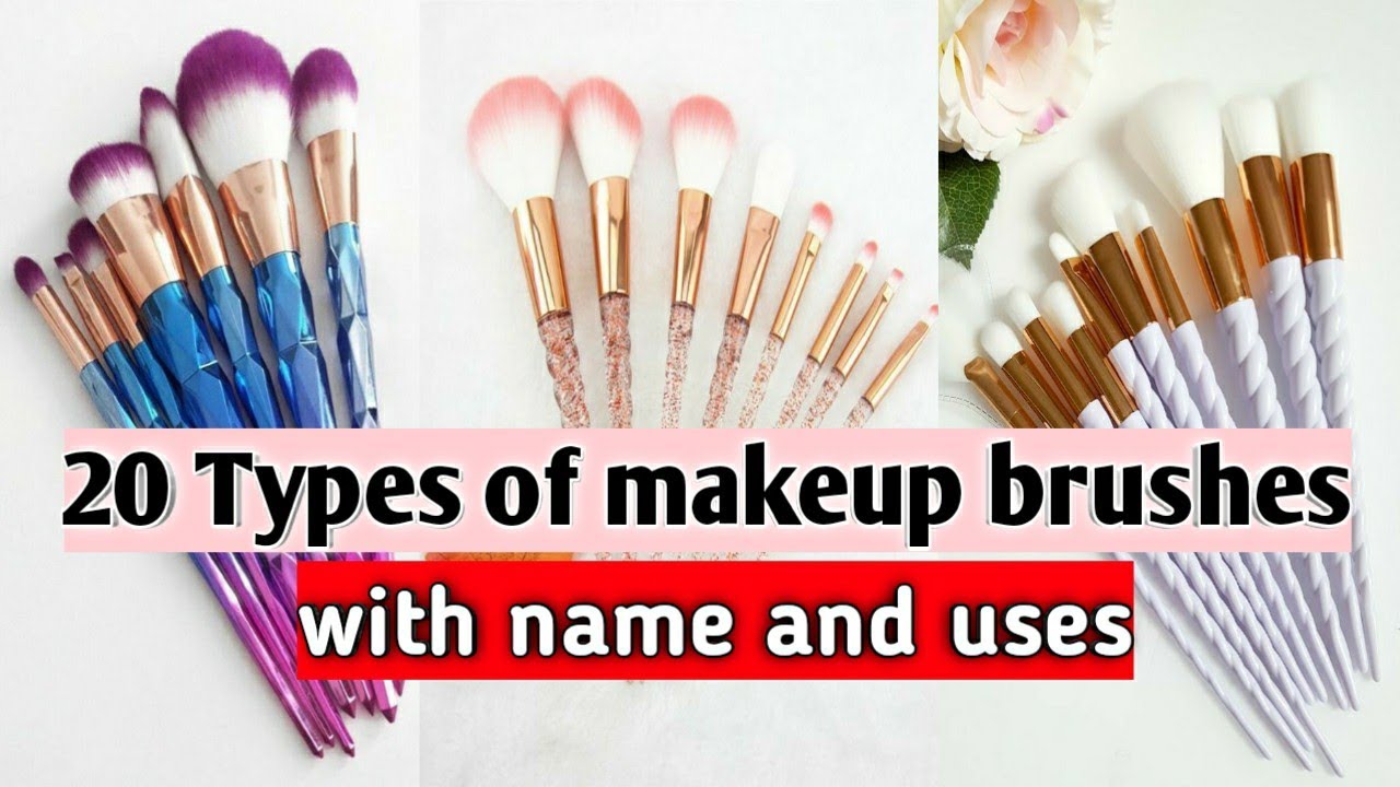 Diffe Types Of Makeup Brushes With