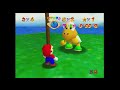 Super mario 64 msdos port on real voodoo 3