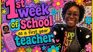 My first week of school as a first-year teacher | #wguteacher 