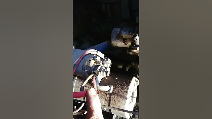 Starter screwdriver trick