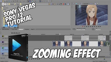 Sony vegas pro 12 Tutorial - Zooming effect - AMV