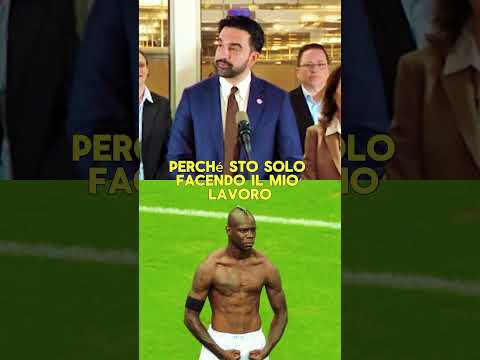 Video Il SINDACO di New York MAMDANI ricorda BALOTELLI: Non esultava, faceva il suo lavoro