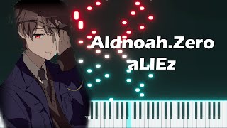 Aldnoah.Zero ED2 - aLIEz [Piano Tutorial] [Synthesia] [4K]