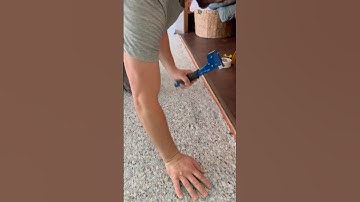 Carpet Installation in 60 Seconds! #carpetfitting #carpetlooks #flooring #carpet #tools #contractor