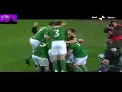 Irlanda - Italia 2-2 Highlights Ampia Sintesi Rai Sport 10-10-09 Qualificazioni Mondiali 2010 HQ