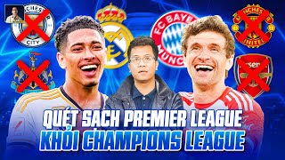 THE LOCKER ROOM | REAL MADRID, BAYERN, PSG ĐÃ QUÉT SẠCH NGOẠI HẠNG ANH KHỎI CHAMPIONS LEAGUE