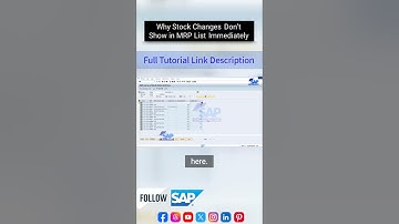 MRP List and Stock/Requirements List - #MRP Evaluation | #SAP Courses For Beginners | #SAPPP #tech