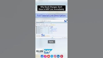 MRP List and Stock/Requirements List - #MRP Evaluation | #SAP Courses For Beginners | #SAPPP #tech