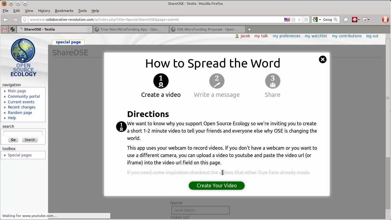 OSE Microfunding Demo