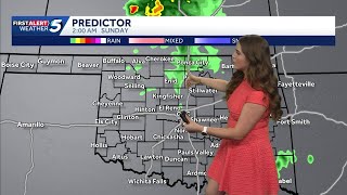 6.20.26 - Saturday forecast: Warm now, storms later