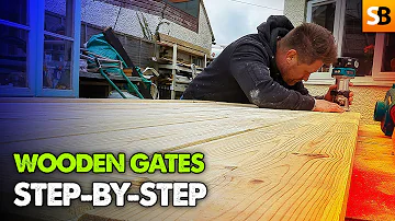 How To Build DIY Wooden Gates Step-by-Step