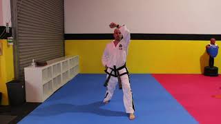 Walking Stance Forearm Rising Block