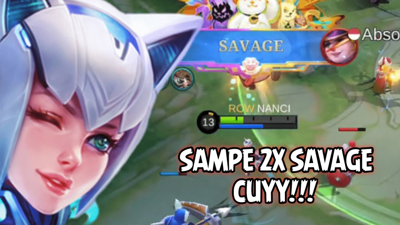 EUDORA ONE SHOT KILL!! SAMPE 2x SAVAGE CUY || Mobile Legends