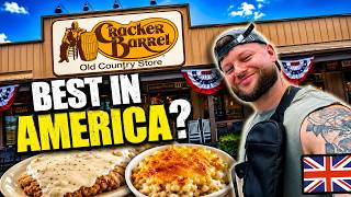 Brit's First Time Eating at Cracker Barrel in America!