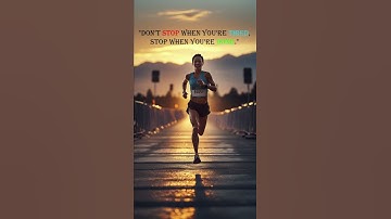 "💥 Don’t Stop When You’re Tired, Stop When You’re DONE! 🔥 | Ultimate Motivation"| #motivation #Short