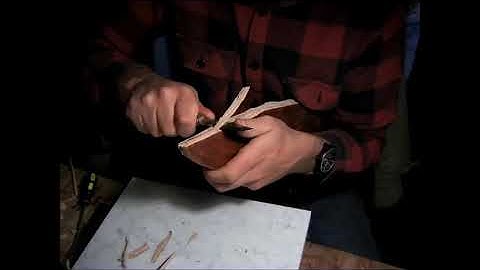 Forging a Huge Bowie Knife Part 6, Making a Sheath