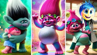 Poppy can't stop loving dancing / Trolls 3 x Inside Out 2 fantasy story (2024)