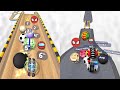 Going balls  funny race 10 vs epic race all levels gameplay androidios