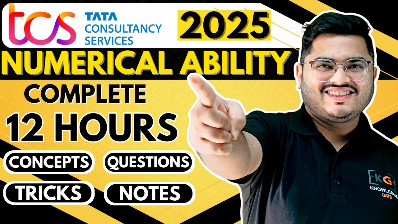 TCS Numerical Ability Preparation One Shot | Aptitude Prep for TCS NQT & TCS Ignite Smart Hiring