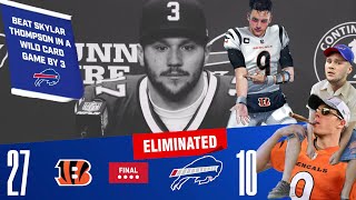 Bengals ELIMINATE Bills from ever winning a SUPER BOWL