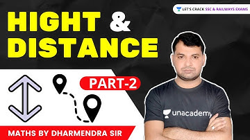 Height & Distance | Part-2 | Maths | All Competitive Exams | Dharmendra Kumar