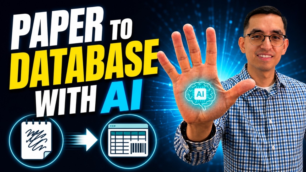 Stop Manual Data Entry! | Paper to Database with AI in Minutes - YouTube