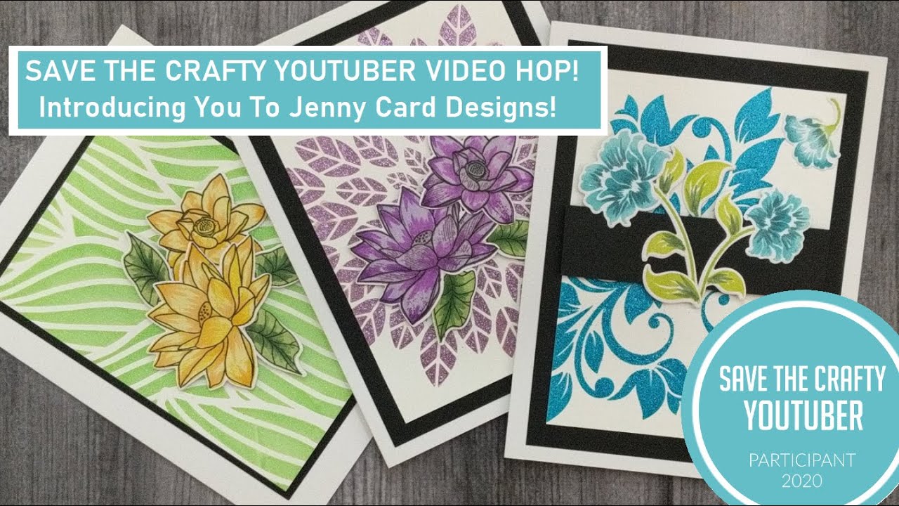 Save the Crafty YouTuber Video Hop | Adding Fun Texture Paste To Your ...