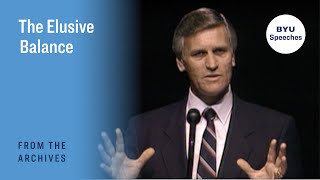 The Elusive Balance | Glenn L. Pace | 1986 by BYU Speeches 3,802 views 1 month ago 30 minutes