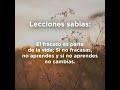 Lecciones sabias