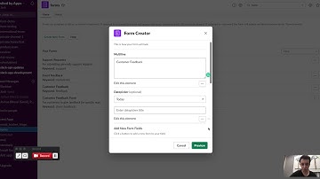 Slack Forms Demo
