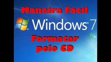 Como Formatar O PC Com Windows 7 Usando O CD