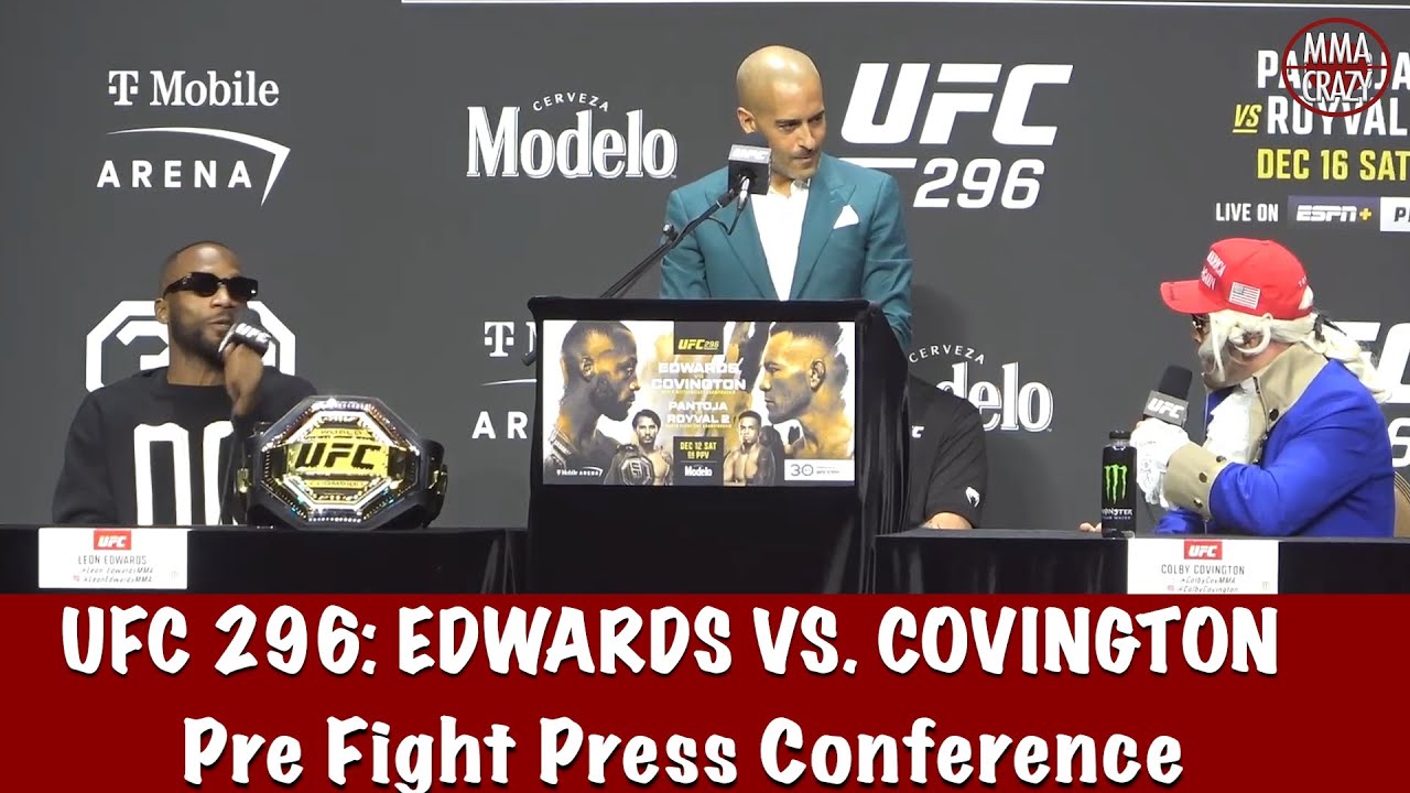 UFC 296: Edwards vs. Covington  Saturday, Dec. 16 - ESPN Press