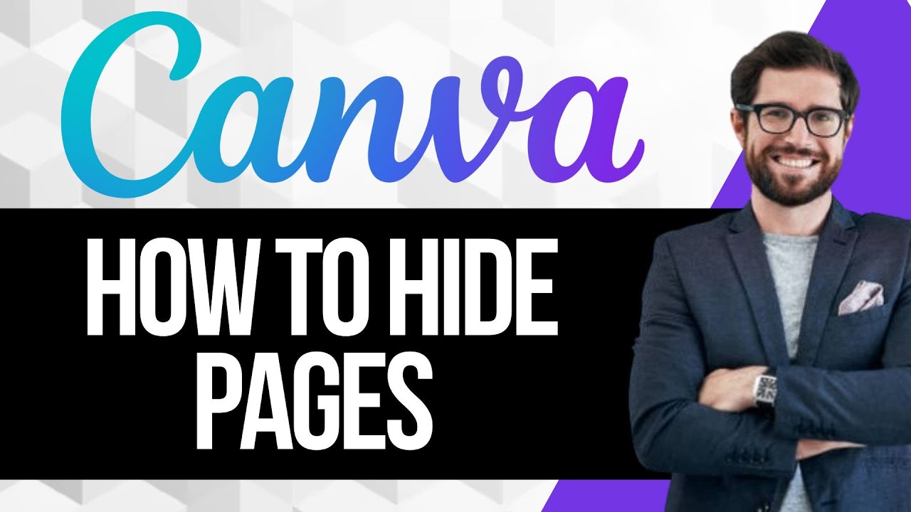 How to Hide Pages in Canva Website or Design - YouTube