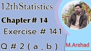 Regression, Exercise 14.1: question no # 2 (a,b) part