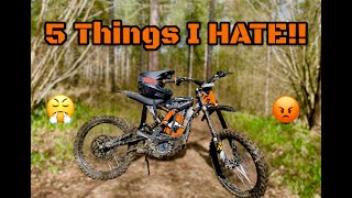 5 Things To HATE About The SURRON Light Bee X!!!