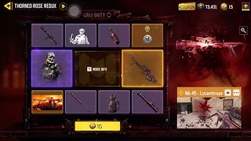 Thorned Rose Redux - 1 Draw Only [Call of duty mobile] - Try my luck 🍀