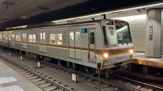 東京メトロ7000系7120F 新高島駅発車