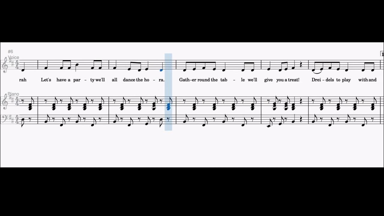 Hanukkah O Hanukkah rehearsal video Hanukkah O Hanukkah rehearsal video