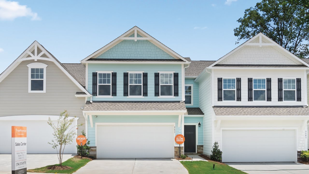 Longfield Townhomes The Elon THLFT Plan Open Series YouTube