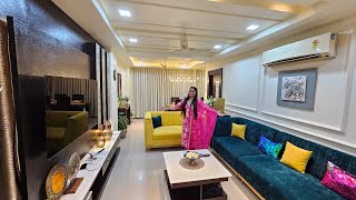 My Home Tour || 3 bhk flat || interior Designed by me ||