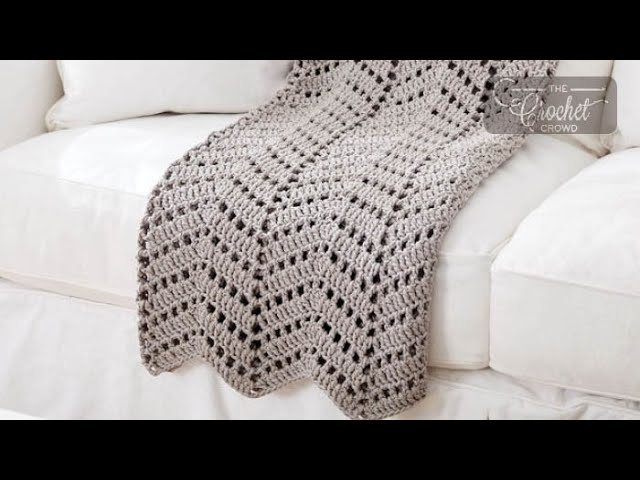 Crochet a Blanket: Ripples in the Sand - YouTube