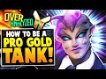 Overwatch Coaching - PRO GOLD TANK! How To BEAT The META! [OverAnalzyed]