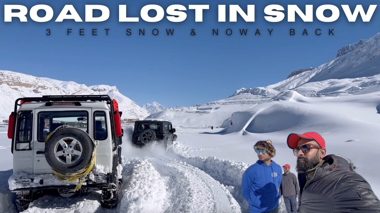 KAZA pahuchna hua muskil || snow chain fir toot gai || @Prashant Adventure