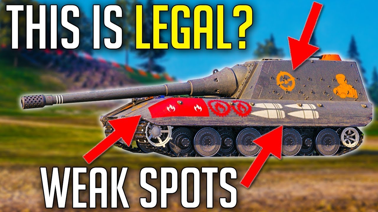 Weak Spot Skins Is This Legal World Of Tanks Mods Youtube