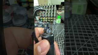 Krieg soldier all painted and ready for tabletop! #warhammer40k #paintingminiatures #metalmusic