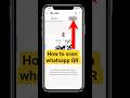 How to scan QR code on whatsapp | whatsapp se QR code scan kaise kare #shorts